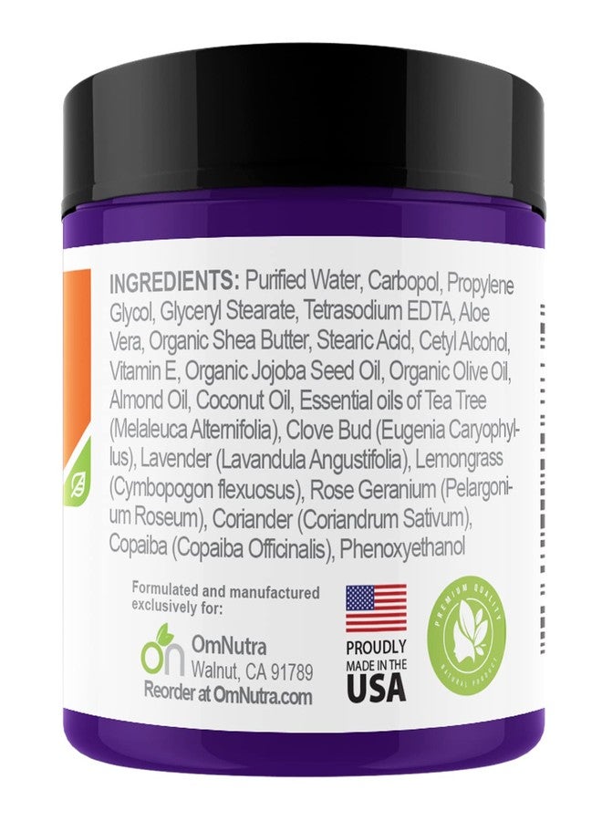 OmNutra Ketozonil Organic Based Dermal Defense Cream - 4OZ OTC Jock Itch Cream Athletes Foot Treatment - Image 2